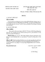 Đề thi học sinh giỏi cấp huyện năm học 2015 - 2016 môn thi  lịch sử